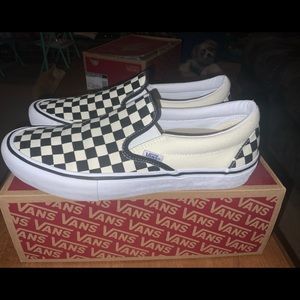 VANS Slip-On Pro Checkerboard men’s size 11